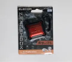 ゼロショック Airpods 第3世代ケース ワイヤレス充電対応　レッド