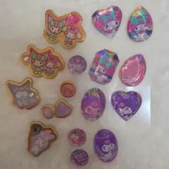 マイメロ　クロミ　ストーンシール　キャンディーシール　おすそ分け