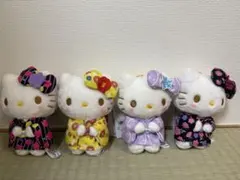 新品　タグ付　ハローキティ 着物キーホルダー　4セット