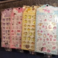 サンリオ　3Dシール 4枚セット【海外正規品・ライセンス取得商品】