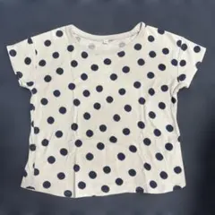 無印良品 ドット柄 Tシャツ 130cmのサムネイル