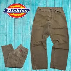 Dickies ディッキーズ ペインターパンツ ワークパンツ W32 茶 古着