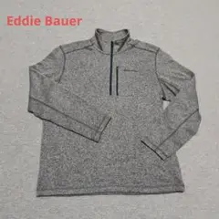 エディーバウアー ハーフジップ ニット スウェット フリース