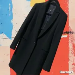 未使用 ICB フォーマルコート ウール チェスターコート 黒