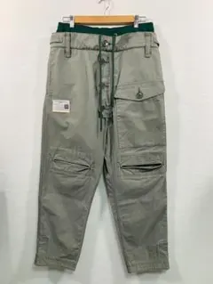 美品☆[メゾンミハラヤスヒロ] 22SS ダブルウエスト カーゴパンツ 48のサムネイル
