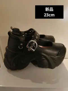 YOSUKE 厚底 ストラップシューズ 23cm 新品 미사용 品 箱付き!
