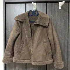 ユニクロ ボアジャケット ダークブラウン