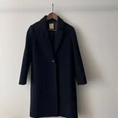 BEAMS HEART ネイビー チェスターコート