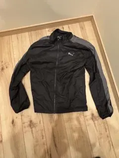 Puma ナイロンジャケット S ブラック/グレー