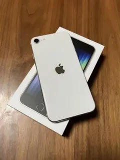 iPhone SE 第3世代 スターライト 本体 64GB 箱あり