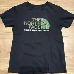 THE NORTH FACE カモフラロゴ Tシャツ 超美品　ブラックのサムネイル