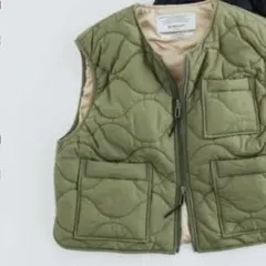 ★新品★ニコアンド WILLIAM B.ELIOTTリバーシブルキルトベスト★のサムネイル