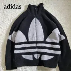 希少✨アディダス オリジナルス　シェルパジャケット　トレフォイル　ロゴ刺繍　XL