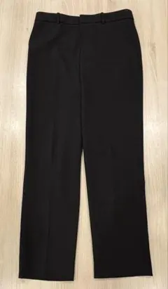 ユニクロ＊ブラック スラックス ボタン付き