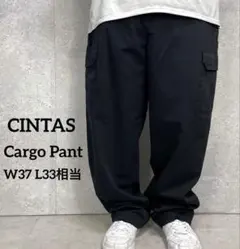 CINTAS シンタス　ブラックカーゴパンツ　チノパン　W37 L33相当