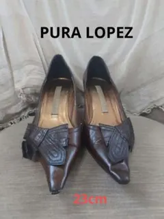 LOPEZ パンプス 23cm レディース ネイビー - メルカリ