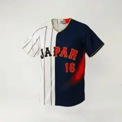 し*う様 新品 大谷翔平 WBC 2026 サインプリント　ユニフォーム　XL
