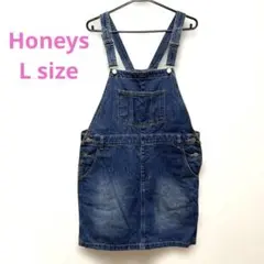 Honeys デニムサロペット　ジャンパースカート