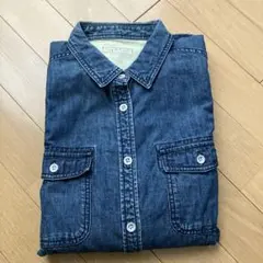 デニムシャツ　七分袖のサムネイル