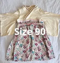 Sweet mommy ベビー袴ロンパース 女の子 和装 90