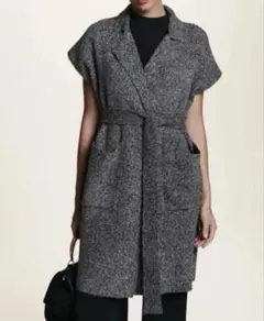 ZARA ロングニットカーディガン　M ザラ　ロングコート