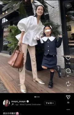 L完売！尾崎紗代子さん着用　入学式　スマイルオーキッドのサムネイル