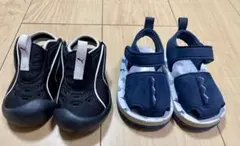 PUMA サンダル ＆ 恐竜柄サンダル 2足セット 13.0cm