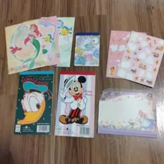 【入手困難】 平成レトロ 昭和レトロ ディズニー メモ帳 文具 セット