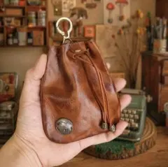 レザーブラウンキーケース