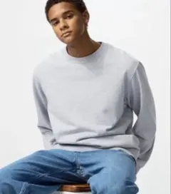 UNIQLO スウェットシャツ グレー XXL