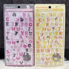 も*ち様 【正規品】サンリオ ヒョウ柄キティ ポムポムプリン ボンボンドロップシ