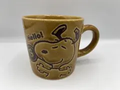 スヌーピー　マグカップ　ブラウン色