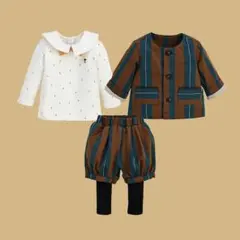 【新品未使用】モイモルン　フォーマル3点セット　90 入園式　結婚式　男の子