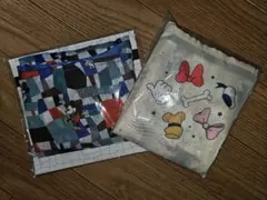 JCBディズニーデザイン　折りたたみエコバッグ　２個セット