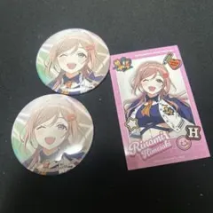 初星音楽祭 姫崎莉波 缶バッジ2つ　チェキ風カード1枚