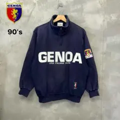 90's kappa ジェノアCFC ハーフジップ スウェット トレーナーのサムネイル