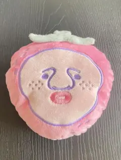 こびとづかん フェイスリールパスケース イチゴクレナイ