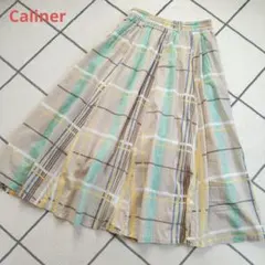 Caliner 　インド綿 チェックフレアスカートのサムネイル