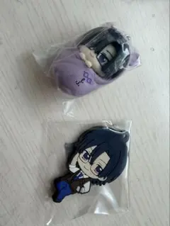 カラフルピーチ もふ キーホルダー ラバーマスコット