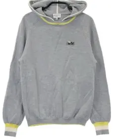 LANVIN SPORT フード付きニットセーター グレー 38のサムネイル