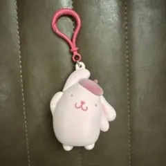 サンリオ ポムポムプリン フロッキーキーホルダー　アメリカ限定