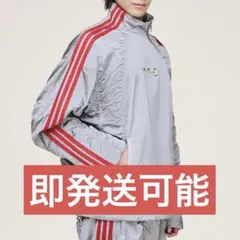 adidas 韓国限定 シルバートラックジャケットthug clubコラボ