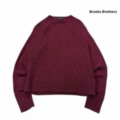 【レディース】Brooks Brothers ケーブル ニット ウール S