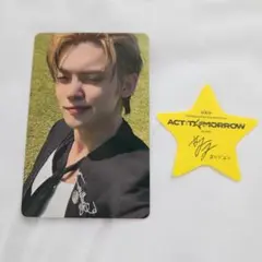 TXT ドームツアー　会場　メンバーシップ特典　トレカ　ヨンジュン　星