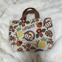 ハワイ柄トートバッグ