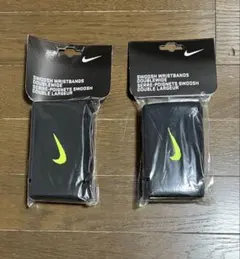 NIKE Swoosh ダブルワイド　リストバンド2個