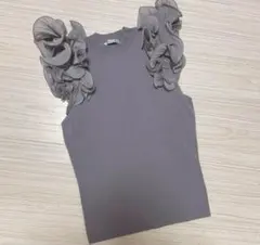 SNIDl トップス　ノースリーブニット