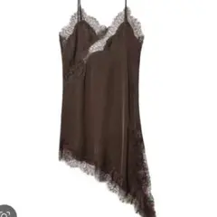 キャミワンピース ブラウン