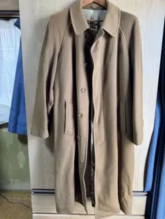 ステンカラーコート キャメル