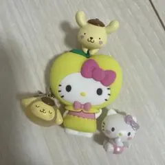 サンリオキャラクターズフルーツマグネット　キティーポムポムプリンまとめ売りセット